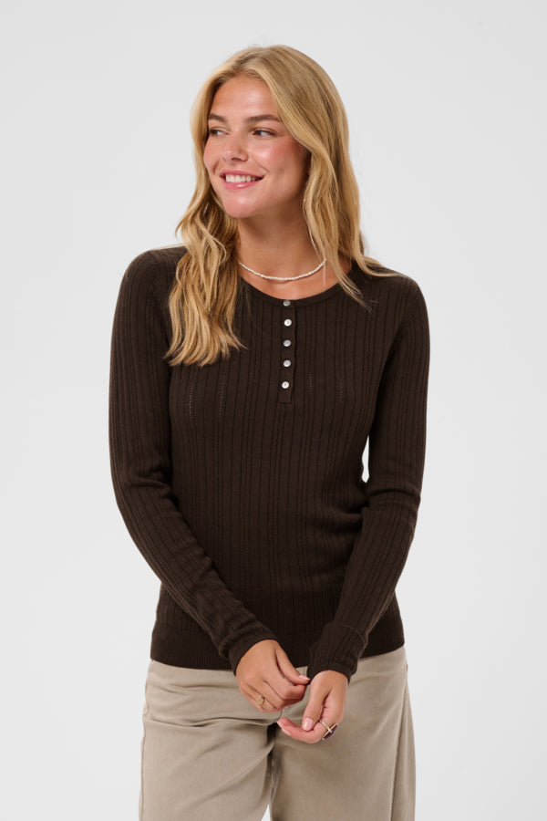 CREAM PELOA PULLOVER | JAVA