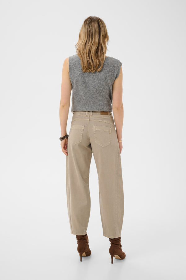 CREAM DJULI JEAN | COBBLESTONE WASH - NATURE