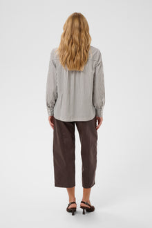 CREAM MIRA SHIRT | JAVA STRIPE