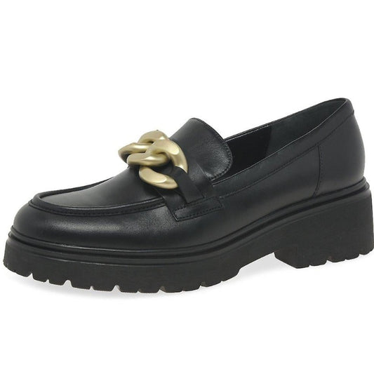 GABOR SLIP ON LOAFER | BLACK