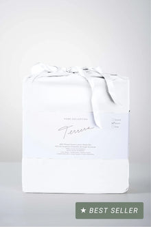 TERRERA BAMBOO DOUBLE SHEET SET | WHITE