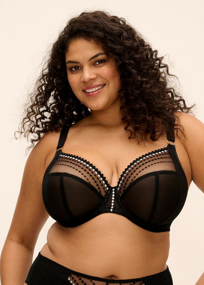 ELOMI MATILDA PLUNGE BRA | BLACK