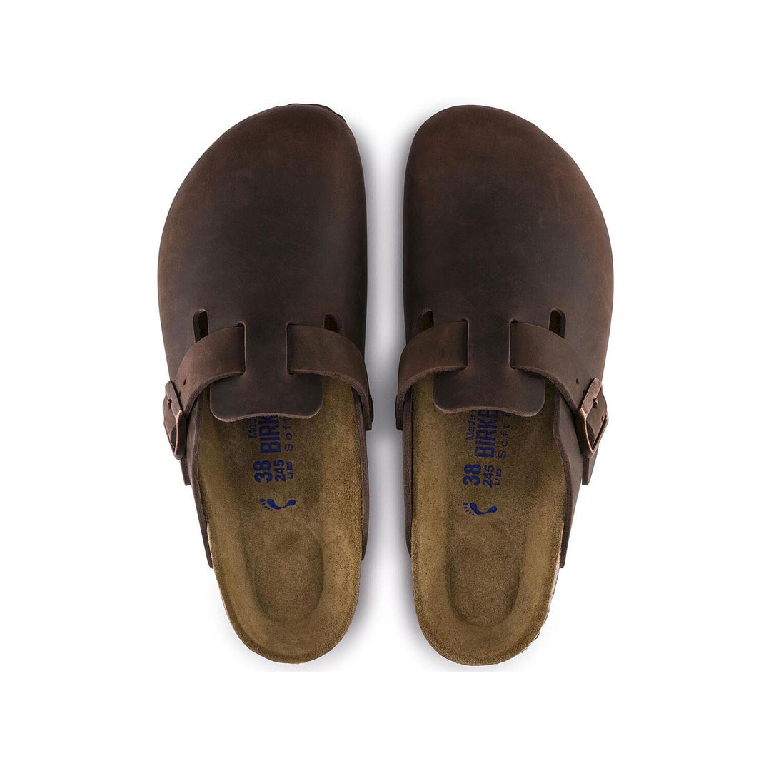 BIRKENSTOCK BOSTON SOFT FOOTBED OILED LEATHER | HABANA
