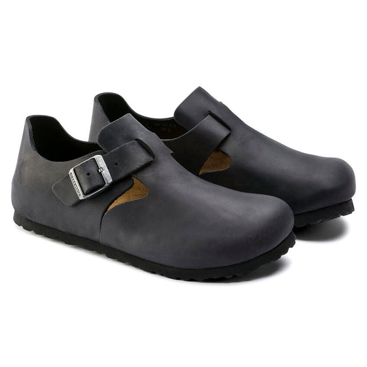 BIRKENSTOCK LONDON LEATHER | BLACK