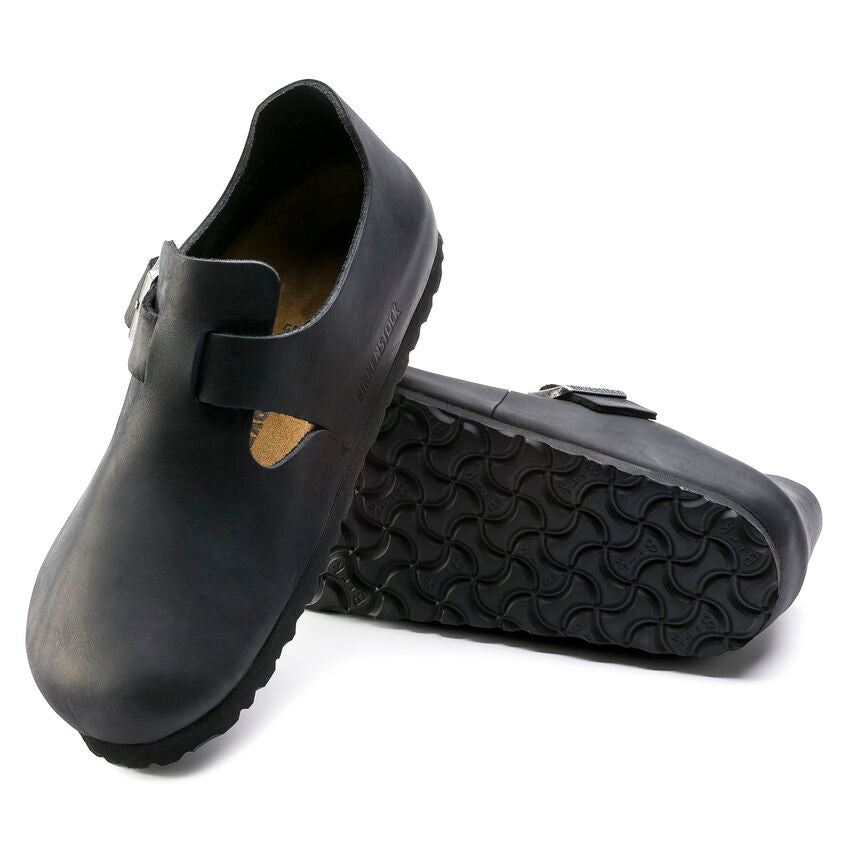 【美品】BIRKENSTOCK LONDON BS BLACK 40 London Oiled Leather Black | BIRKENSTOCK