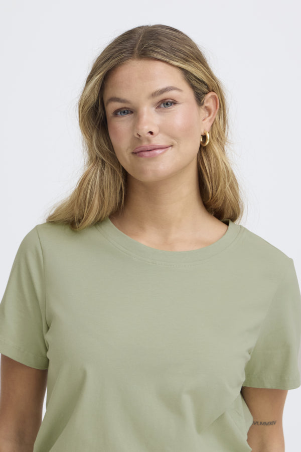 FRANSA ZASHOULDER TEE | DESERT SAGE