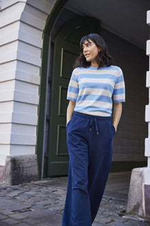 FRANSA PRIYA WIDE LEG TROUSER | NAVY