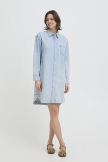 FRANSA LISE DRESS | LIGHT BLUE DENIM
