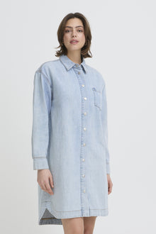 FRANSA LISE DRESS | LIGHT BLUE DENIM