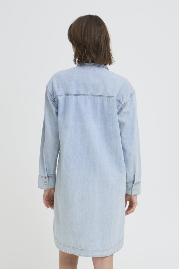 FRANSA LISE DRESS | LIGHT BLUE DENIM
