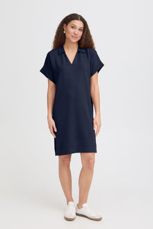 FRANSA AURORA DRESS | NAVY BLAZER