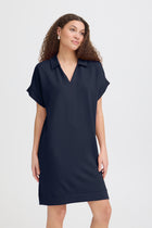 FRANSA AURORA DRESS | NAVY BLAZER