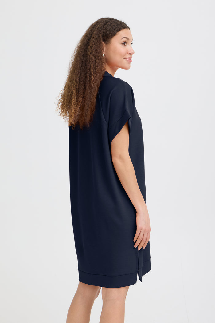 FRANSA AURORA DRESS | NAVY BLAZER