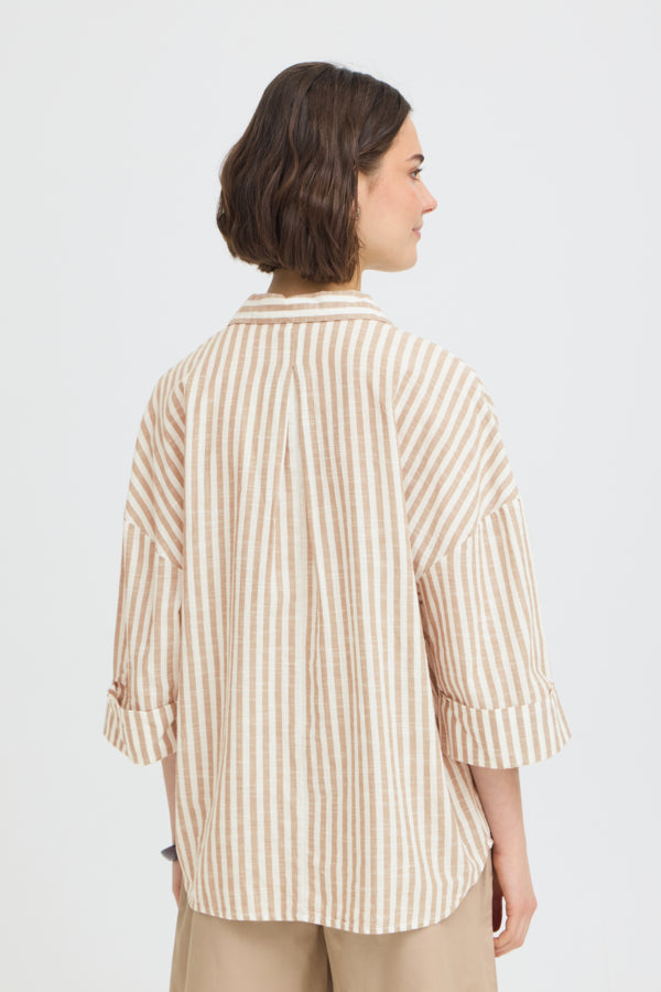 FRANSA PHEBE SHIRT | MOUNTAIN STRIPE