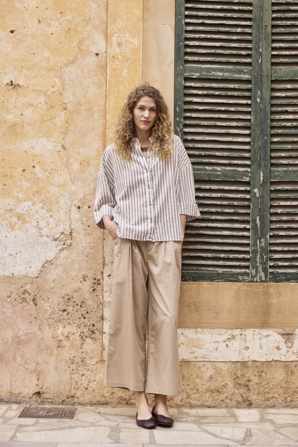 FRANSA PHEBE SHIRT | MOUNTAIN STRIPE