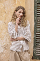 FRANSA PHEBE SHIRT | MOUNTAIN STRIPE
