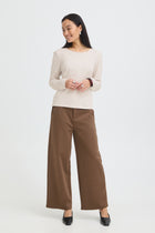FRANSA CLEA TEE | OATMEAL