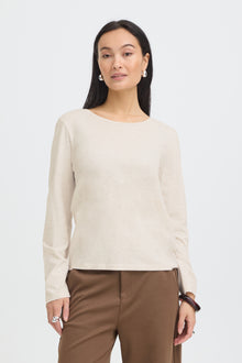 FRANSA CLEA TEE | OATMEAL