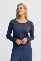 FRANSA CLEA TEE | NAVY BLAZER