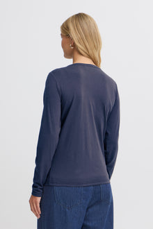FRANSA CLEA TEE | NAVY BLAZER