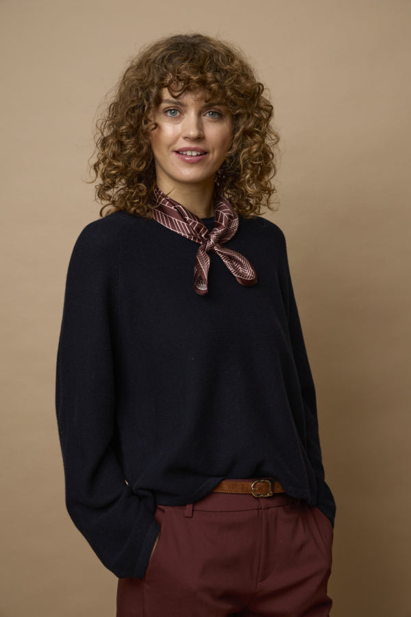 FRANSA KASJA SWEATER | DARK NAVY