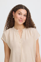 FRANSA JETT TOP | UNBLEACHED GRAY