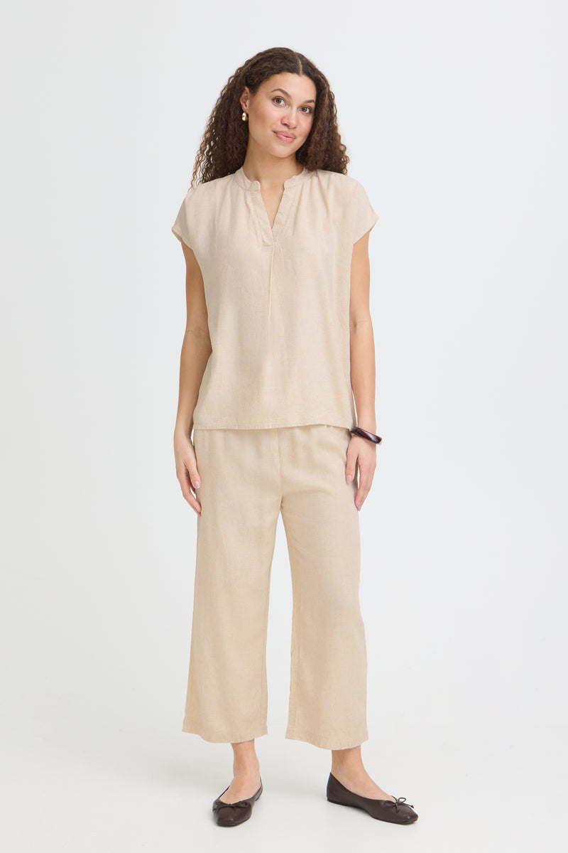 FRANSA JETT TOP | UNBLEACHED GRAY