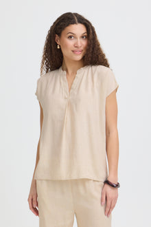 FRANSA JETT TOP | UNBLEACHED GRAY