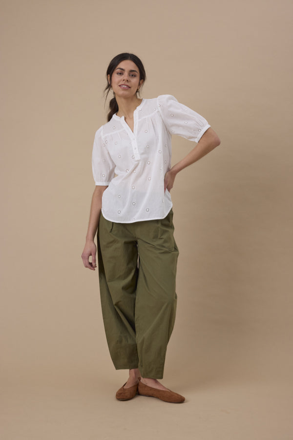 FRANSA CARA PANT | DARK OLIVE