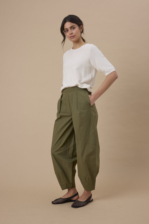 FRANSA CARA PANT | DARK OLIVE