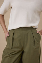 FRANSA CARA PANT | DARK OLIVE