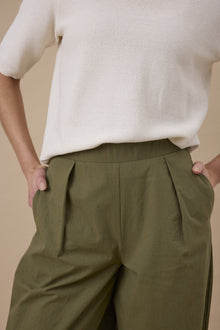 FRANSA CARA PANT | DARK OLIVE