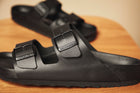 BIRKENSTOCK ARIZONA EXQUISITE LEATHER | BLACK