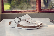 BIRKENSTOCK GIZEH BIG BUCKLE Leather | White