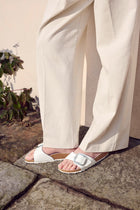 BIRKENSTOCK MADRID BIG BUCKLE Leather | White