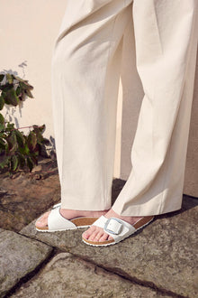 BIRKENSTOCK MADRID BIG BUCKLE Leather | White