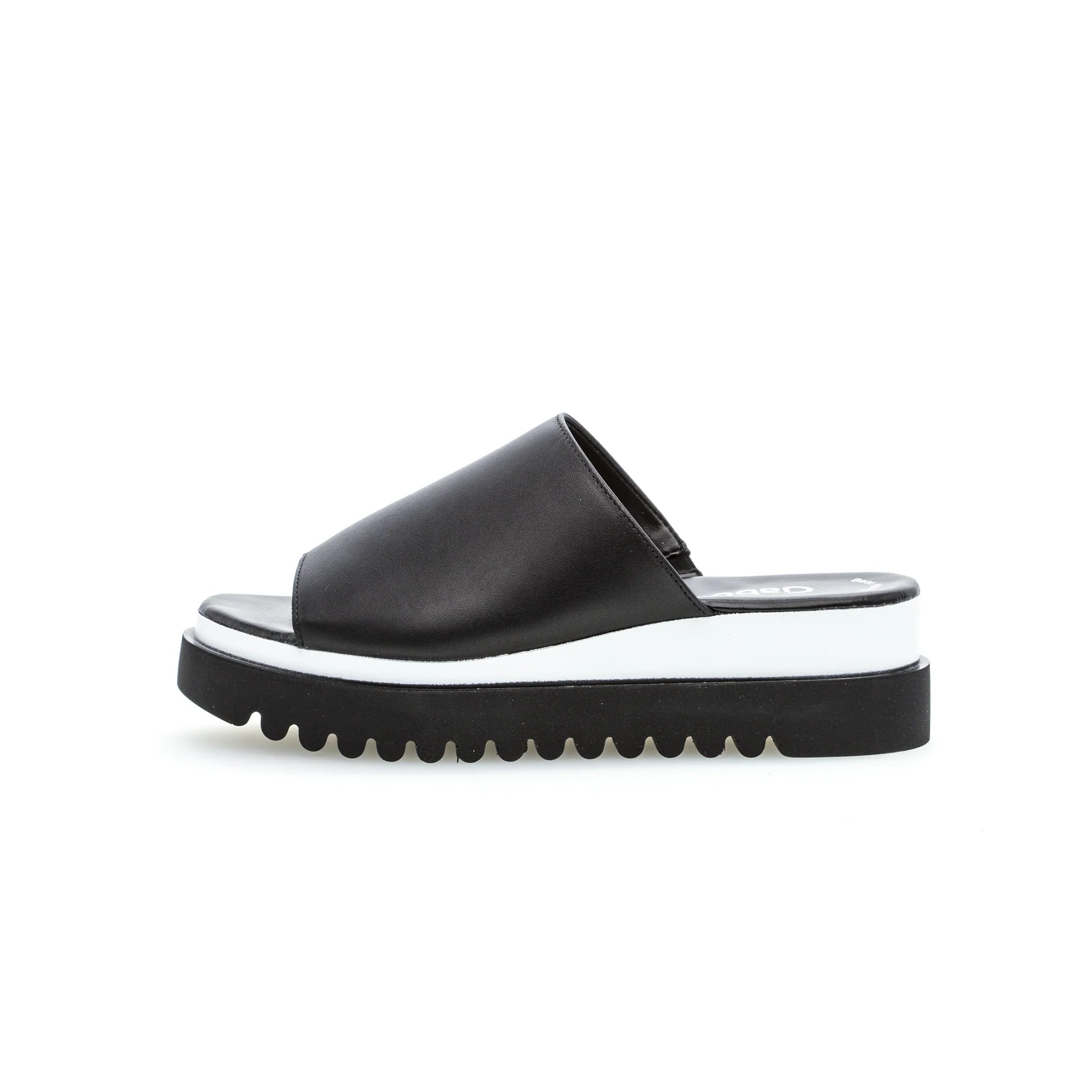 GABOR SLIP ON SANDAL | BLACK