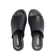 GABOR SLIP ON SANDAL | BLACK