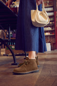 Load image into Gallery viewer, BIRKENSTOCK UPPSALA MID SHEARLING SUEDE | DARK TEA
