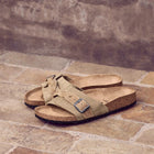 BIRKENSTOCK OITA BRAIDED SUEDE | TAUPE
