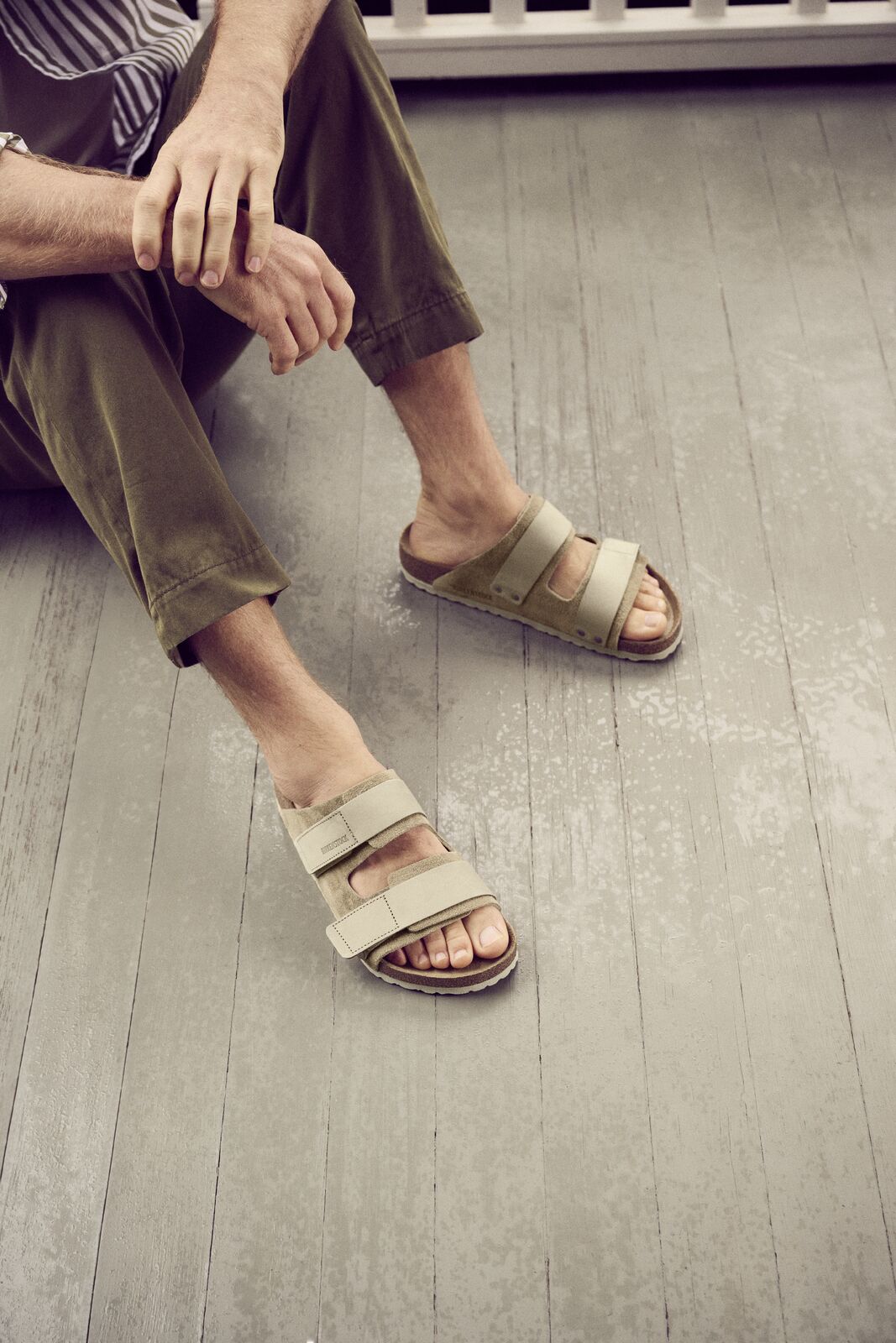 BIRKENSTOCK UJI SUEDE NARROW | TAUPE | The Hen House