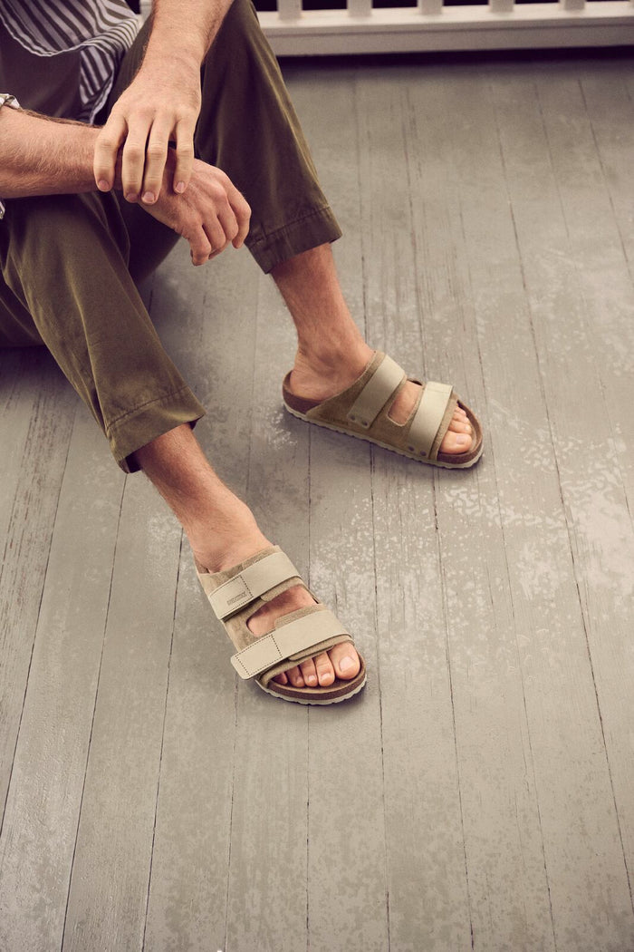 BIRKENSTOCK UJI SUEDE NARROW | TAUPE