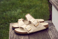 Load image into Gallery viewer, BIRKENSTOCK ARIZONA BIG BUCKLE HIGH SHINE | ECRU
