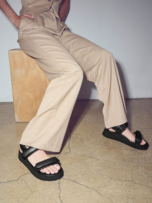 BIRKENSTOCK THEDA LEATHER | BLACK