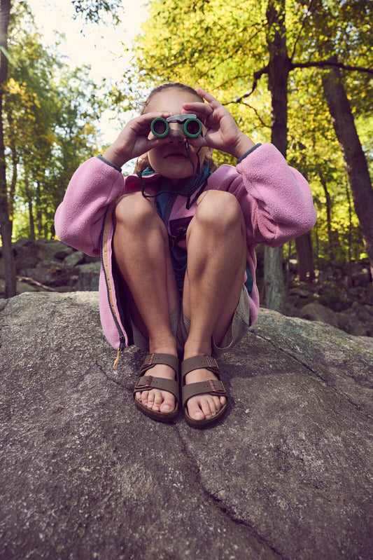 BIRKENSTOCK ARIZONA KIDS BIRKIBUC | MOCHA