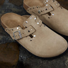 BIRKENSTOCK BOSTON RIVETS | TAUPE
