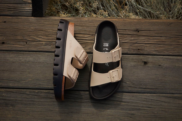 BIRKENSTOCK ARIZONA CHUNKY BIRKO FLOR | SANDCASTLE