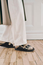 BIRKENSTOCK ARIZONA DROPLET BUCKLE | BLACK