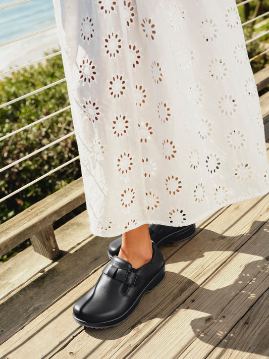 BIRKENSTOCK CARIS PRO LEATHER | BLACK