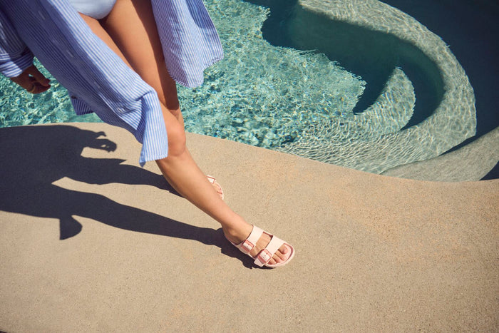 BIRKENSTOCK ARIZONA STEALTH BUCKLE EVA | LIGHT ROSE